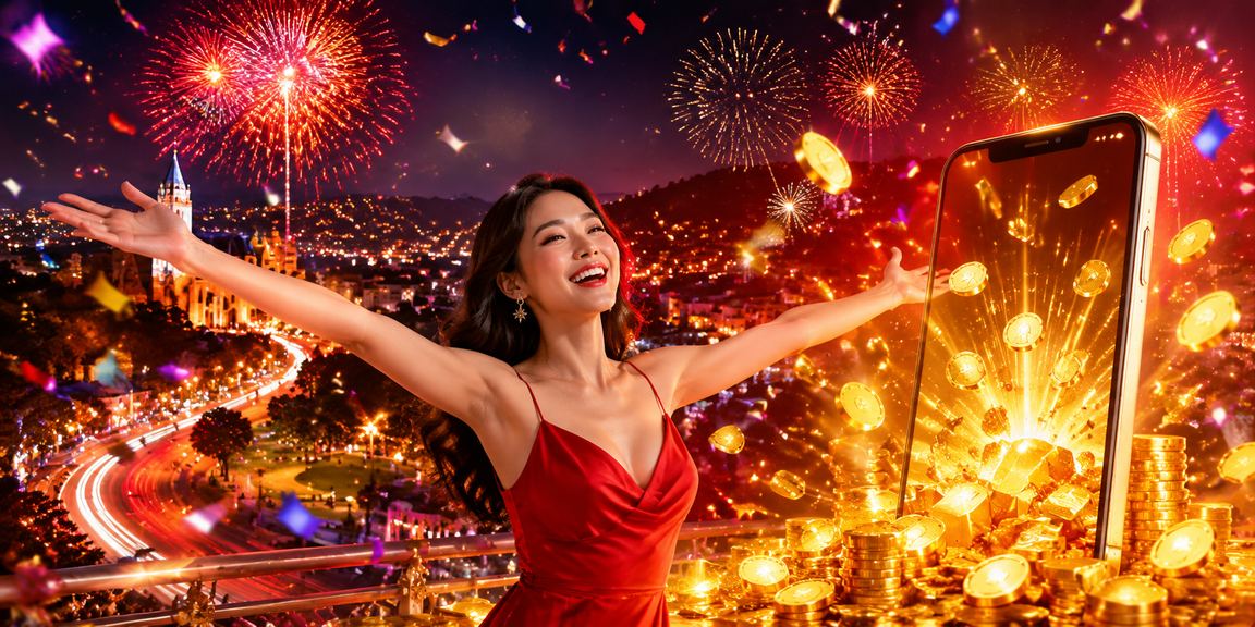 Người chơi sử dụng điện thoại tham gia casino trực tuyến tại lễ hội Đà Lạt về đêm
