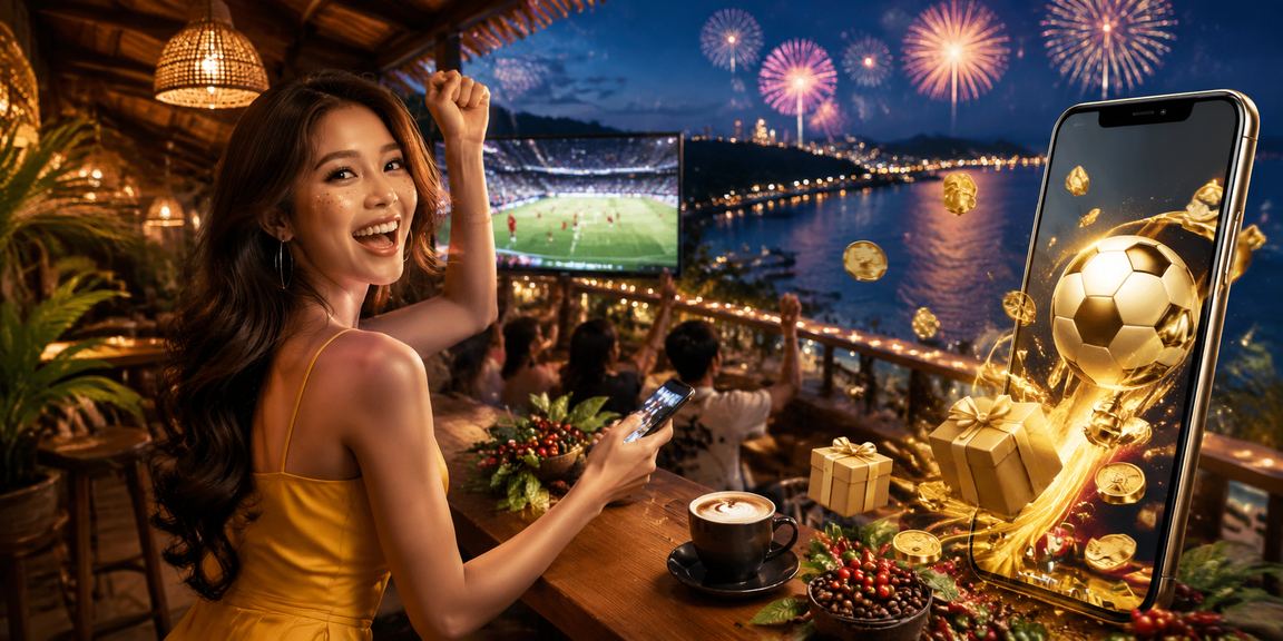 Người dùng kiểm tra thông tin hoàn tiền và bonus bên ly cà phê tại Phú Quốc